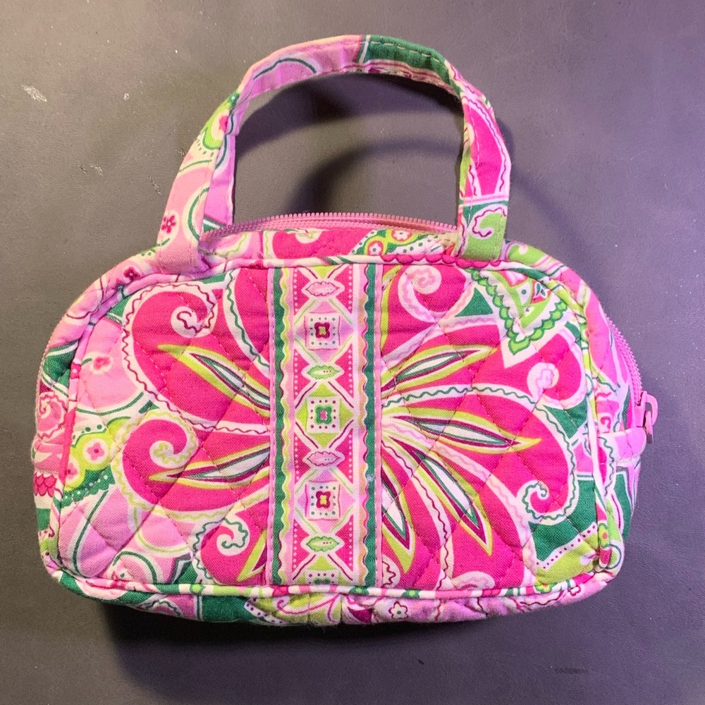 Vera Bradley Accessory Bag.Pinwheel Pink